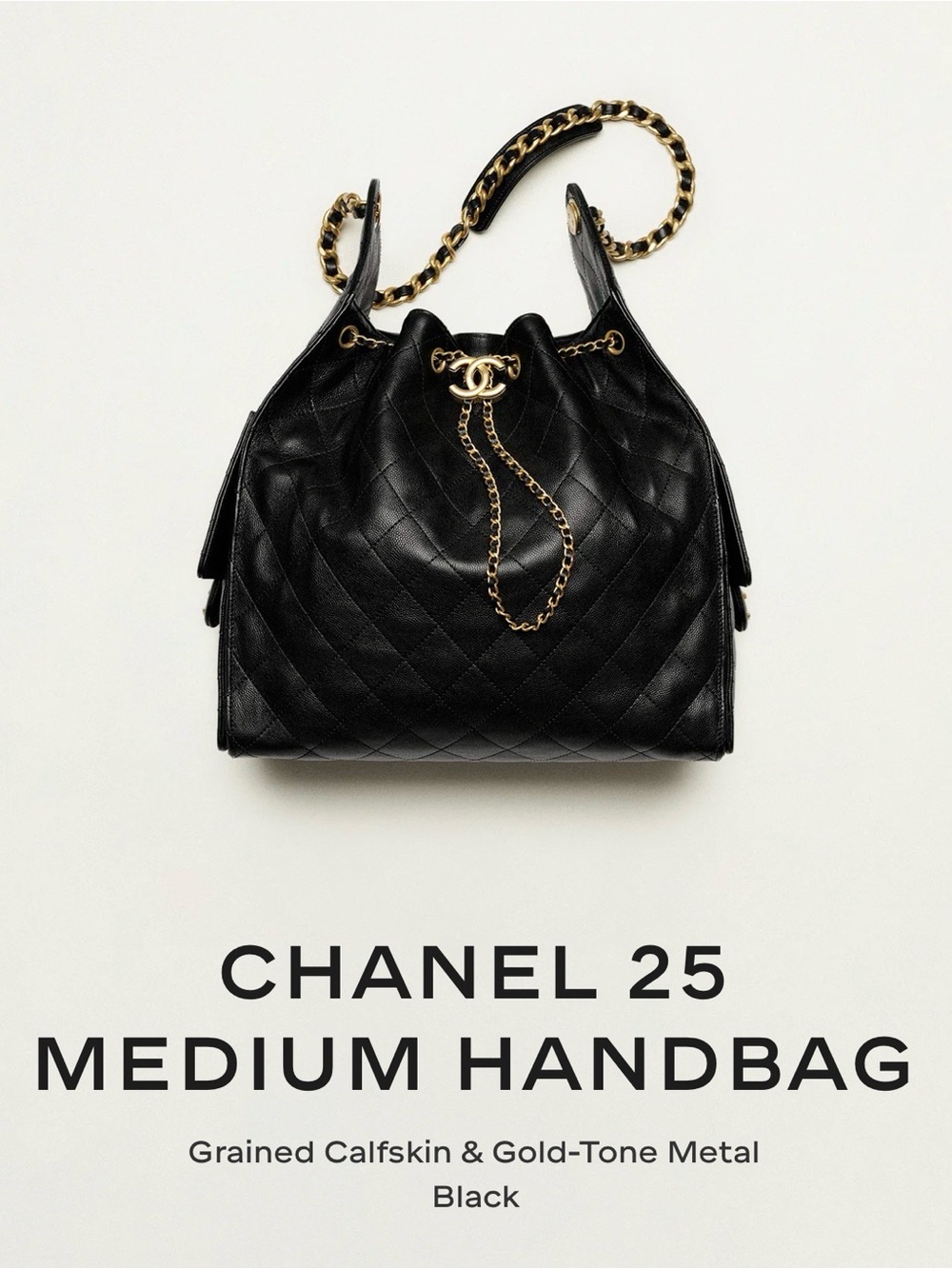 RARE Brand New CHANEL 25  - Black